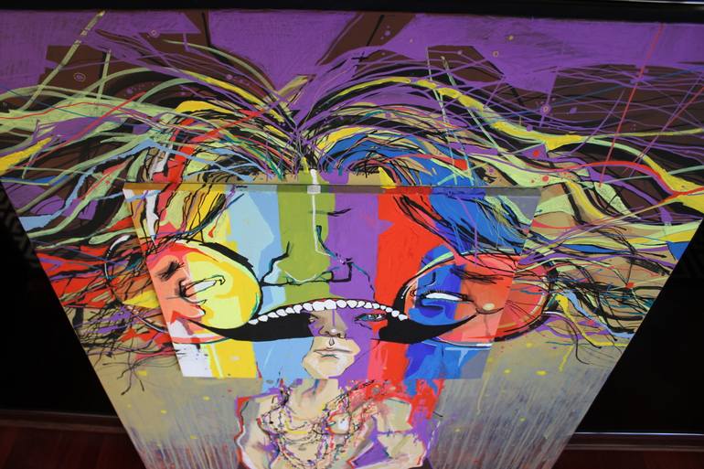 Original Figurative Music Painting by Nasrin Sheykhi