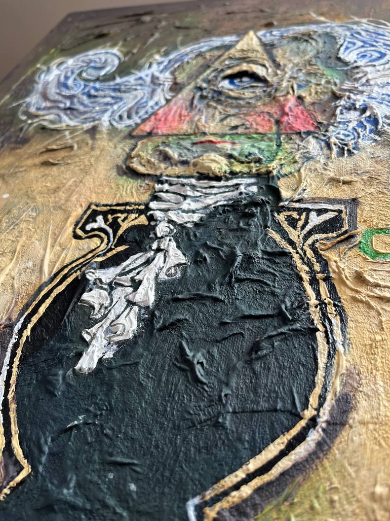 Original Conceptual Politics Painting by Nasrin Sheykhi