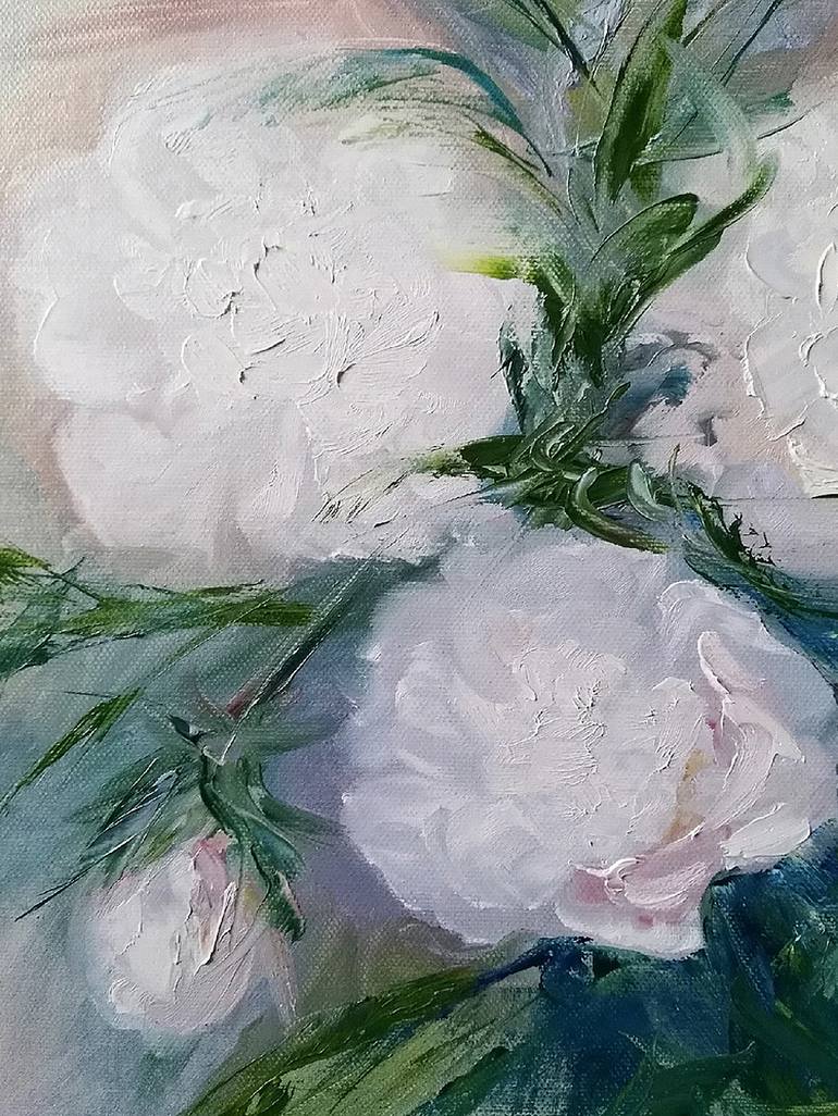 Original Figurative Floral Painting by Yuliya Fadeeva