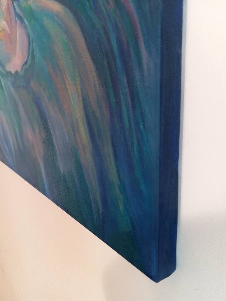 Original Color Field Painting Erotic Painting by Smokini Art