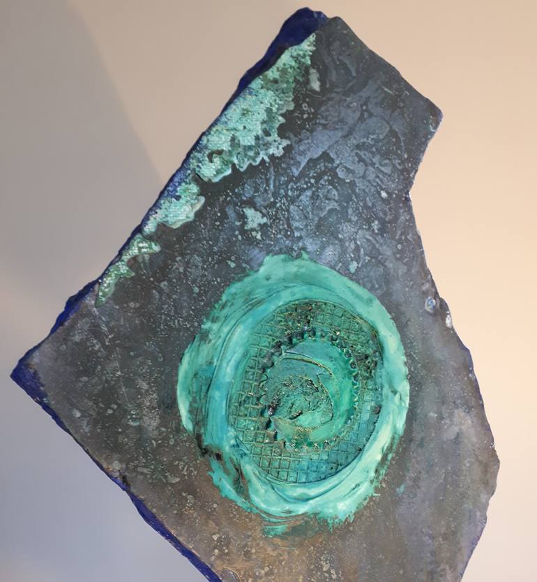 Original Abstract Expressionism Abstract Sculpture by Genevieve Vastrade