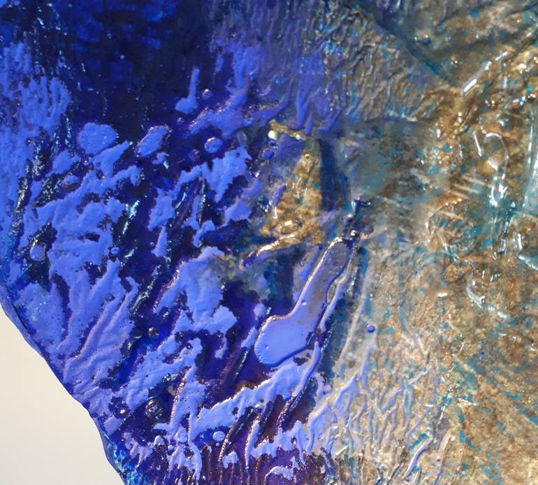 Original Abstract Expressionism Abstract Sculpture by Genevieve Vastrade
