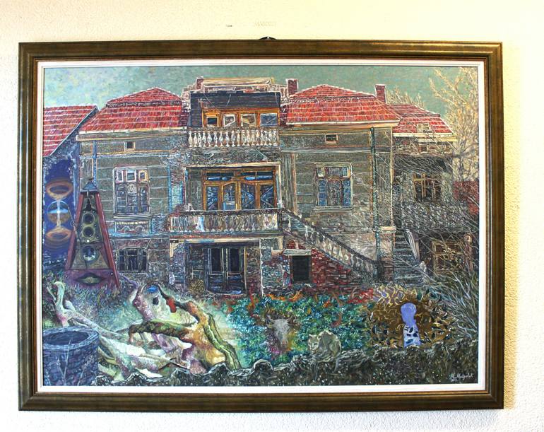 Original Surrealism Fantasy Painting by Mikica Mitrovic