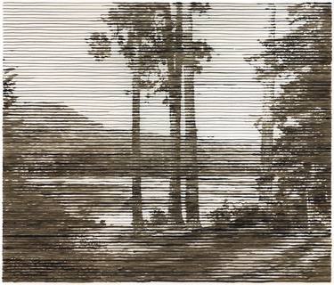 Original Landscape Drawings by Charles Buckley