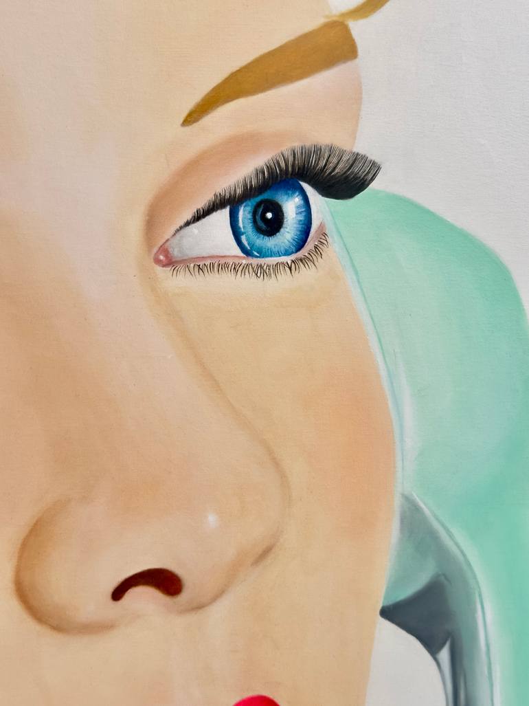Original Figurative Women Painting by Karine Wagener
