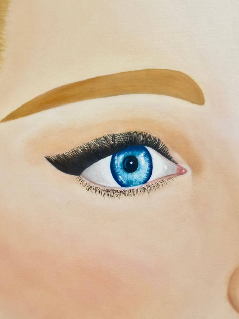 Original Figurative Women Painting by Karine Wagener