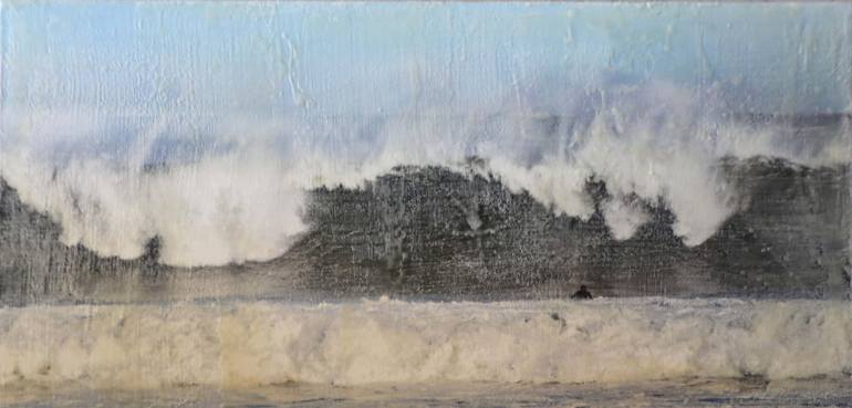 Original Seascape Mixed Media by Susan Roche