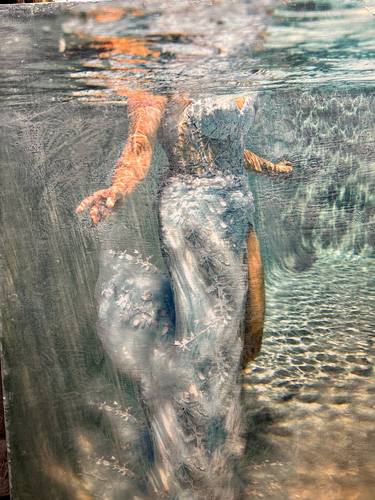 Original Impressionism Women Mixed Media by Susan Roche