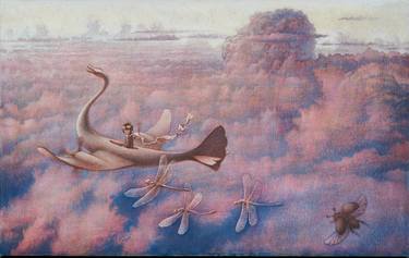 Original Fine Art Airplane Paintings by Mihail Kivachitsky