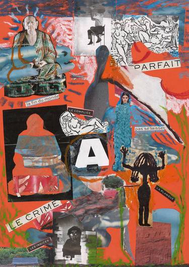 Original Dada Culture Collage by Magali Martin
