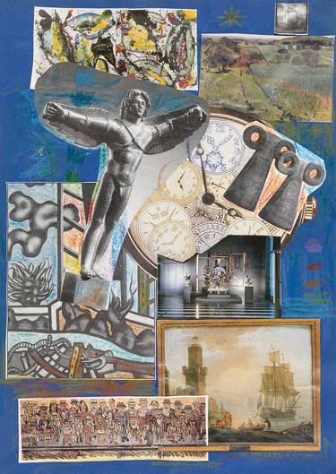 Print of Dada Classical mythology Collage by Magali Martin