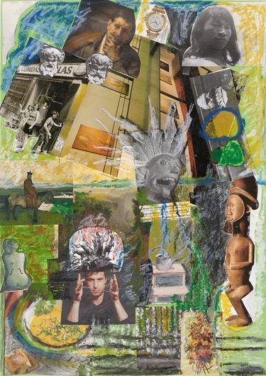 Print of Classical mythology Collage by Magali Martin