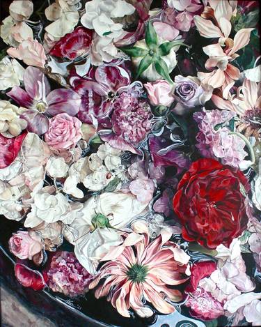 Print of Fine Art Floral Paintings by Young Eun Kim