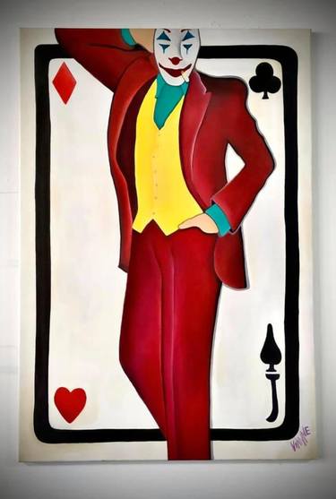 Original Art Deco Pop Culture/Celebrity Painting by Vianne Savoli