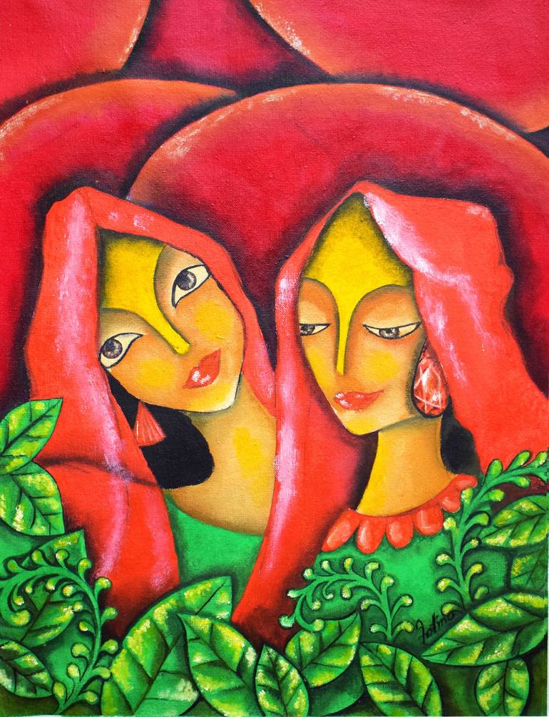 Mother Nature Painting by shaheen fatima | Saatchi Art