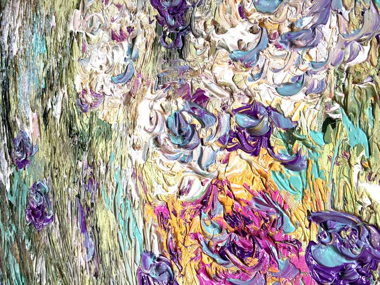 Original Contemporary Floral Painting by Olga Hotujac