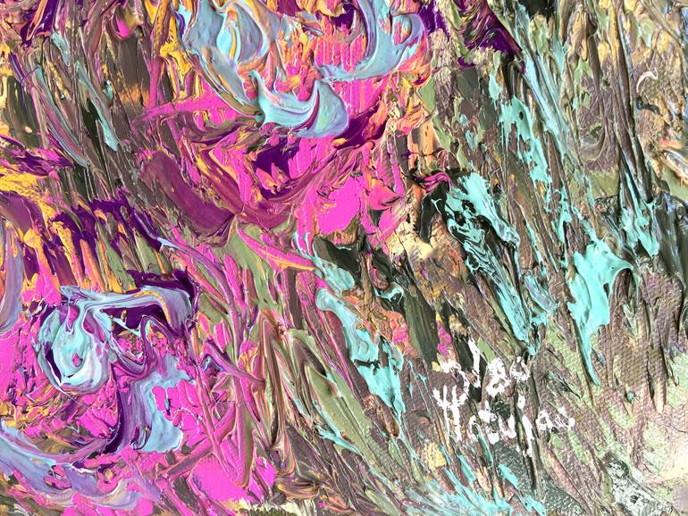 Original Contemporary Floral Painting by Olga Hotujac