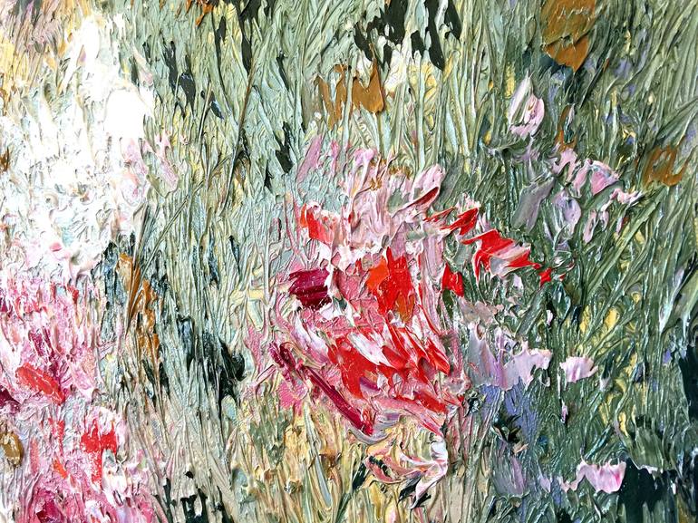 Original Floral Painting by Olga Hotujac