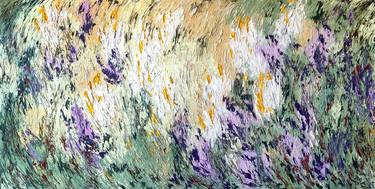 Print of Abstract Expressionism Floral Paintings by Olga Hotujac