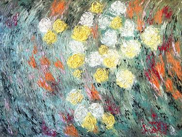 Original Impressionism Abstract Paintings by Olga Hotujac