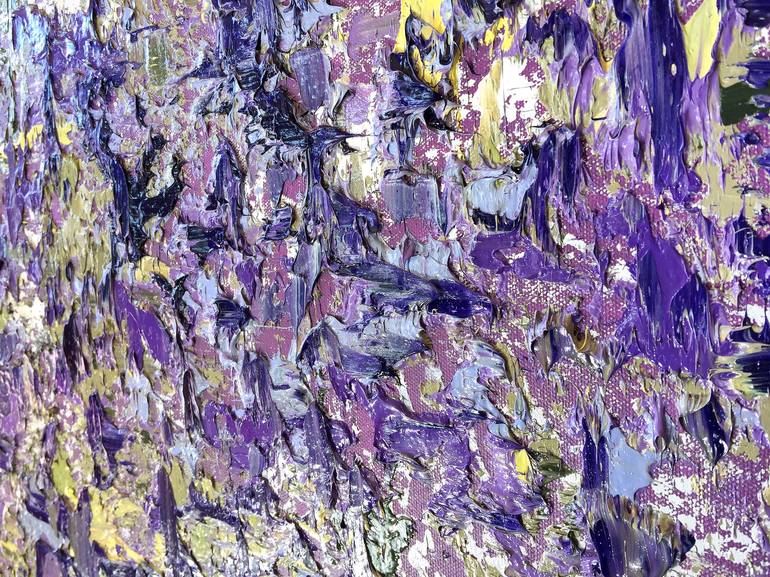 Original Abstract Expressionism Abstract Painting by Olga Hotujac