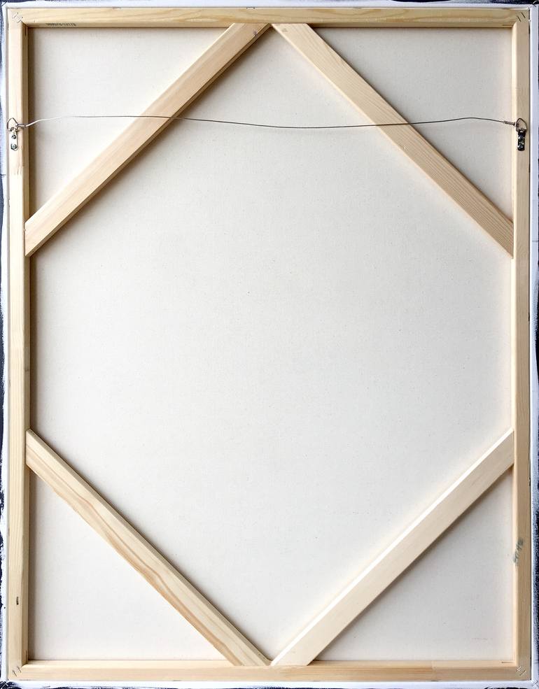 Original Abstract Expressionism Abstract Painting by Olga Hotujac