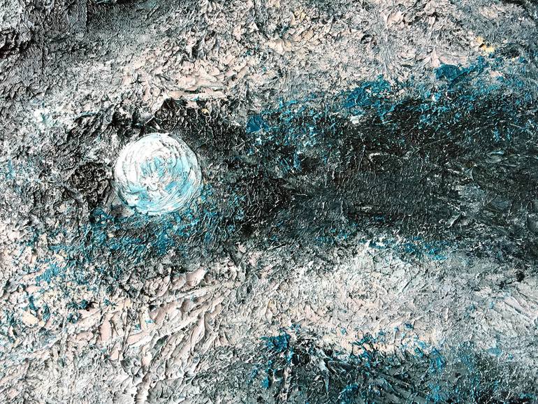 Original Abstract Expressionism Abstract Painting by Olga Hotujac