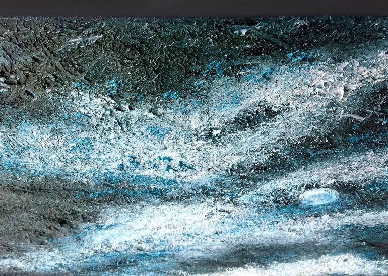 Original Abstract Expressionism Abstract Painting by Olga Hotujac