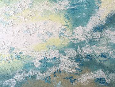 Print of Abstract Seascape Paintings by Olga Hotujac