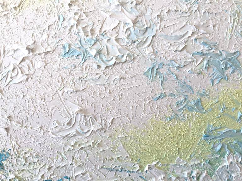 Original Abstract Seascape Painting by Olga Hotujac