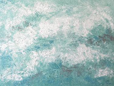 Print of Abstract Seascape Paintings by Olga Hotujac