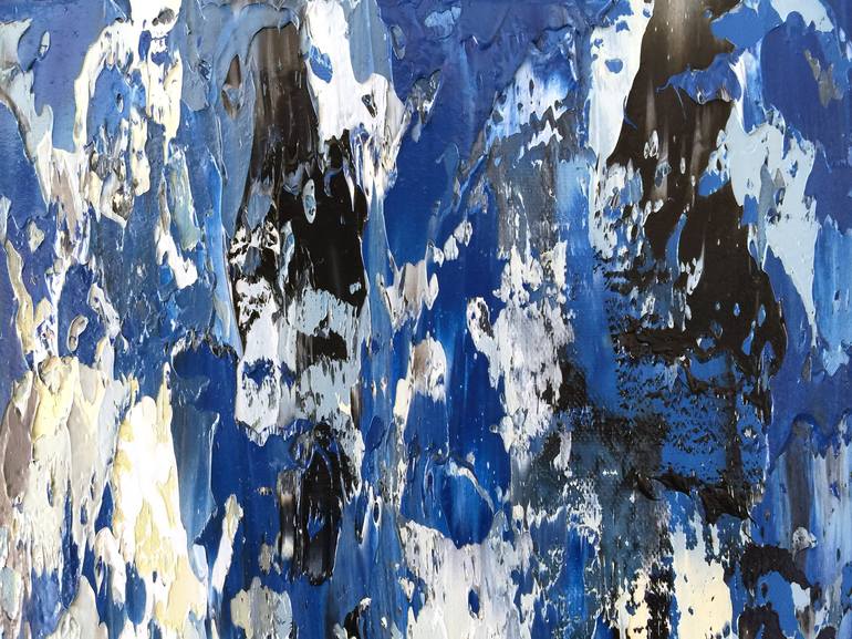 Original Modern Abstract Painting by Olga Hotujac