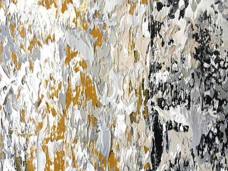Original Abstract Expressionism Abstract Painting by Olga Hotujac