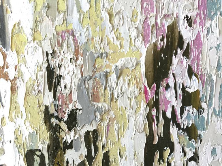 Original Abstract Expressionism Abstract Painting by Olga Hotujac