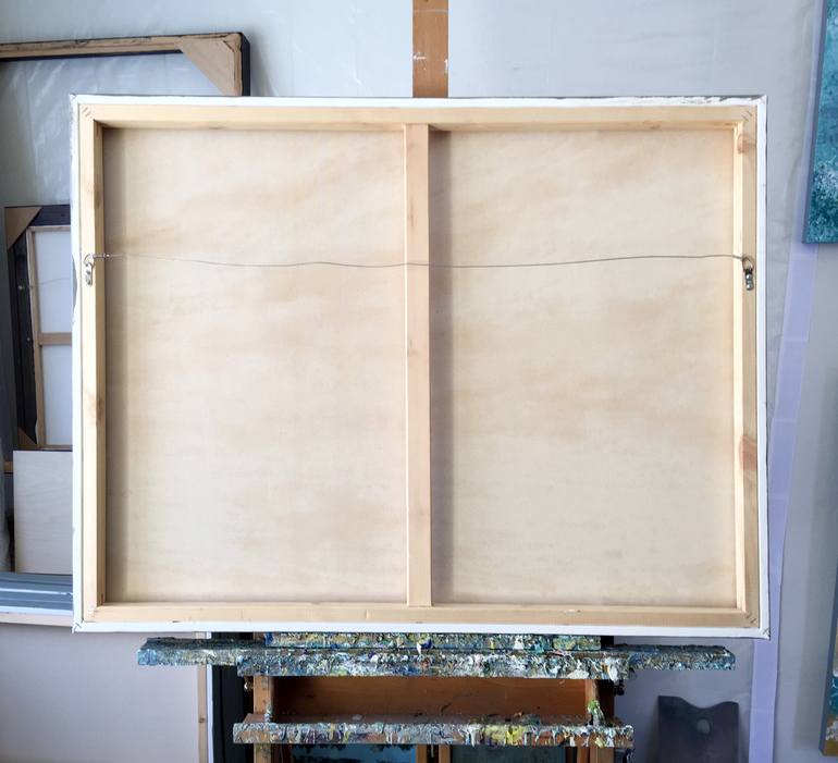 Original Expressionism Seascape Painting by Olga Hotujac