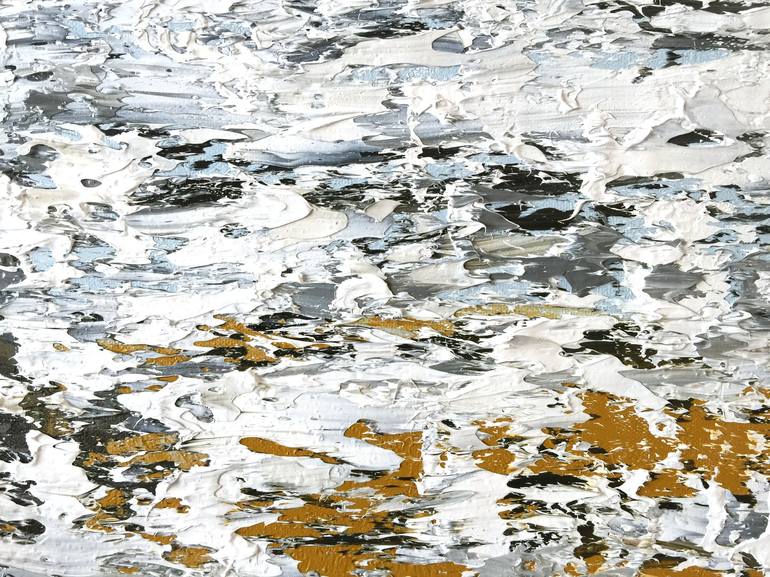 Original Abstract Landscape Painting by Olga Hotujac