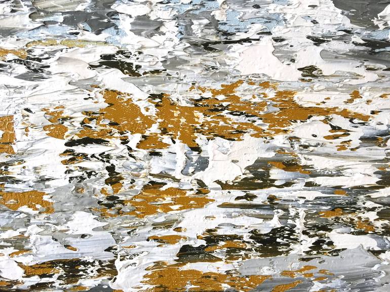 Original Abstract Landscape Painting by Olga Hotujac