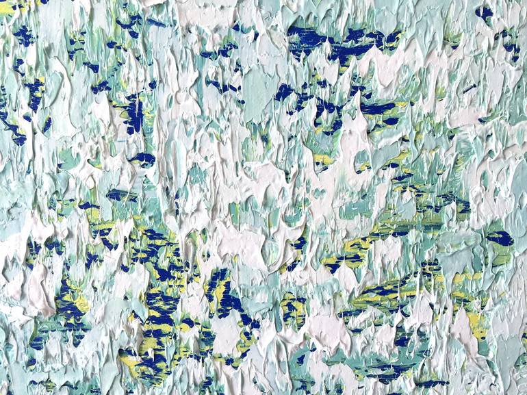 Original Abstract Seascape Painting by Olga Hotujac