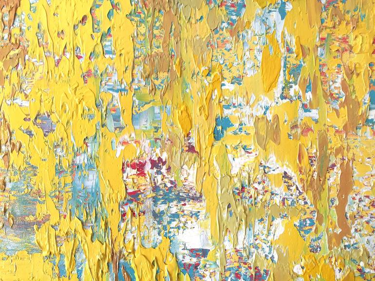 Original Abstract Expressionism Abstract Painting by Olga Hotujac