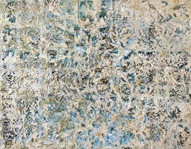 Contemporary Seascape 143. Beach and Ocean. Blue and Light Beige. thumb
