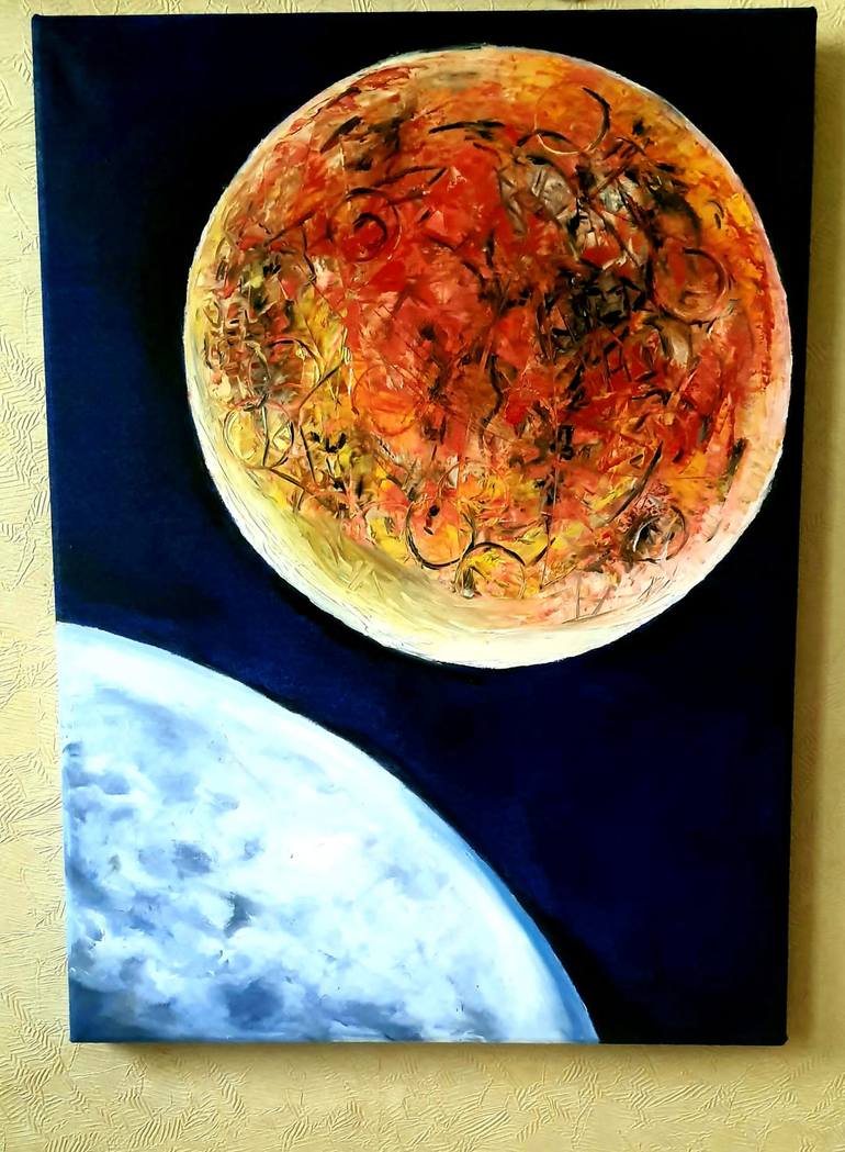 Original Art Deco Abstract Painting by Tati Vc