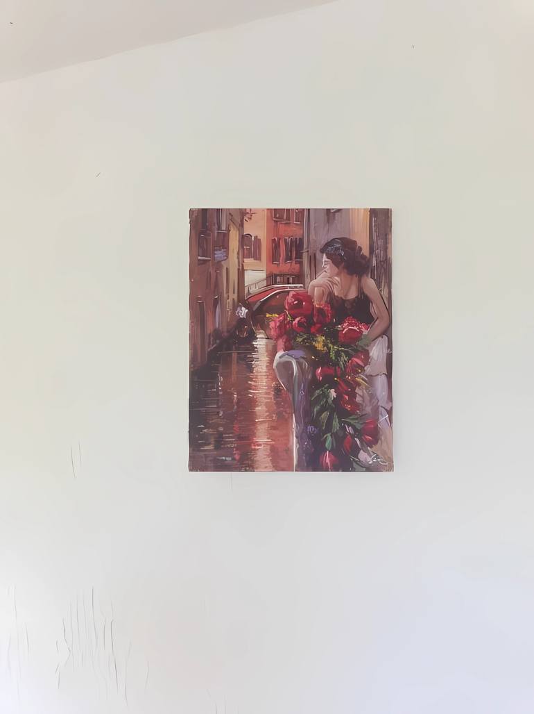 Original Figurative Women Painting by Filip Petrovic