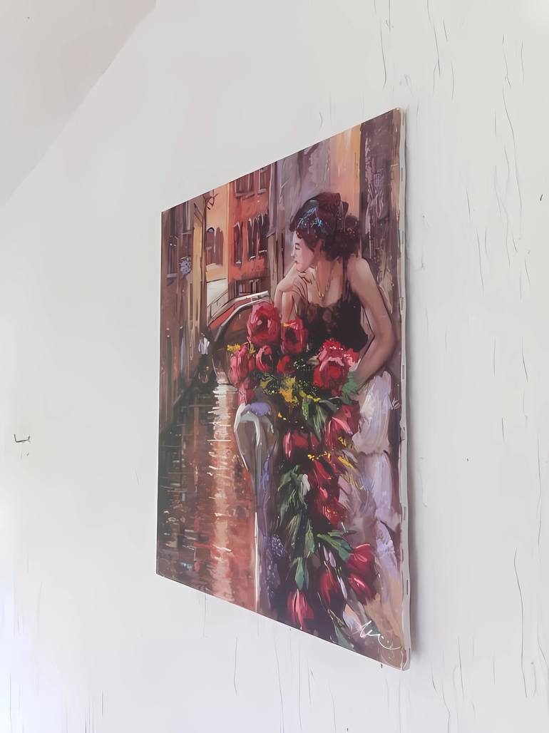 Original Figurative Women Painting by Filip Petrovic