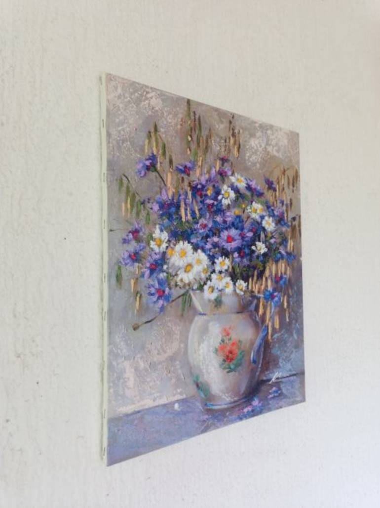Original Figurative Floral Painting by Filip Petrovic