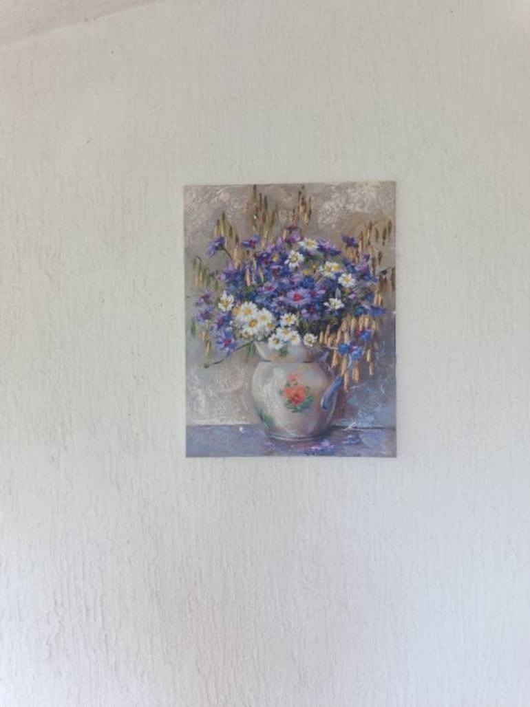 Original Figurative Floral Painting by Filip Petrovic