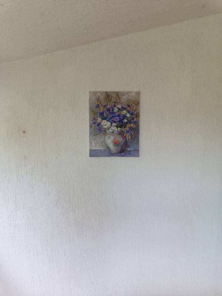 Original Figurative Floral Painting by Filip Petrovic