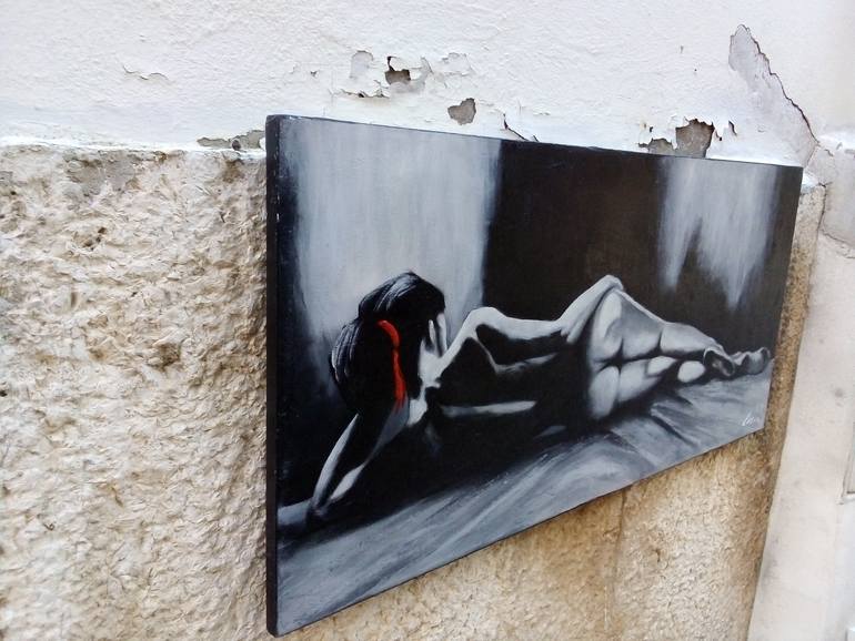 Original Realism Nude Painting by Filip Petrovic
