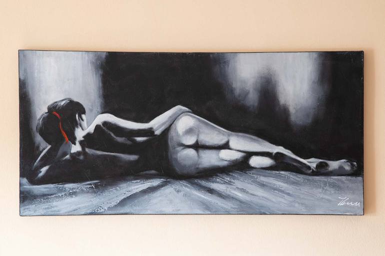 Original Realism Nude Painting by Filip Petrovic