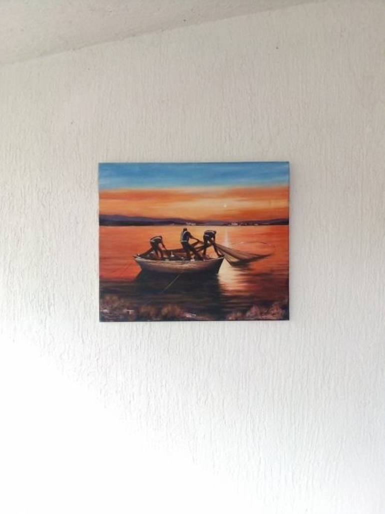 Original Figurative Seascape Painting by Filip Petrovic