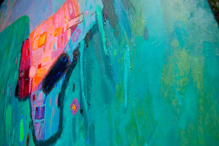 Original Abstract Expressionism Abstract Painting by Aleksander ŁęSki